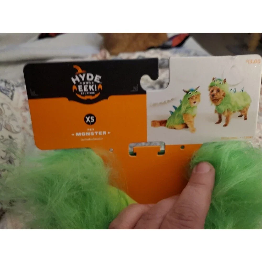 Hyde & Eek Monster Halloween Dog and Cat Costume - X Small NWT